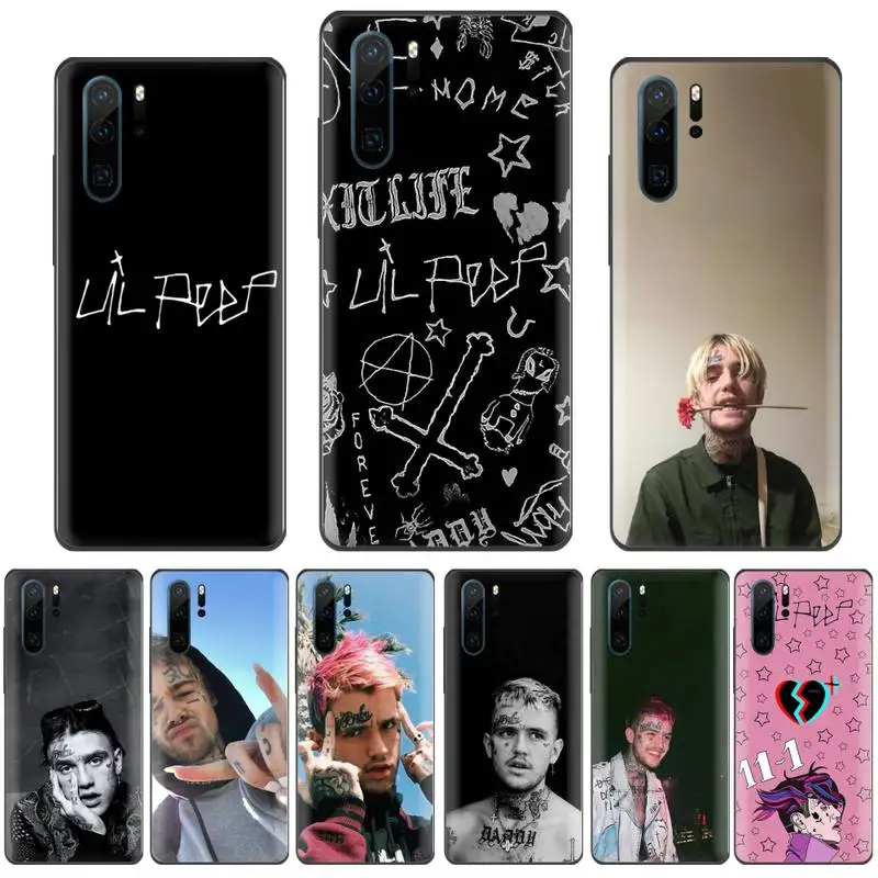 Lil Peep Rapper USA singer Мягкий силиконовый чехол для телефона из ТПУ Huawei P9 P10 P20 P30 Lite 2016 2017