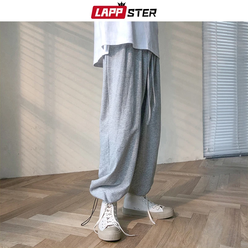 LAPPSTER Мужские Streetwear бегуны Брюки 2019 Mens Hip Hop Black Тренировочные штаны мужчины