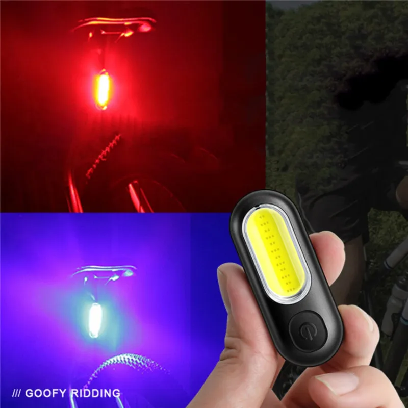 Biicycle водонепроницаемый задний светильник для верховой езды светодиодный USB