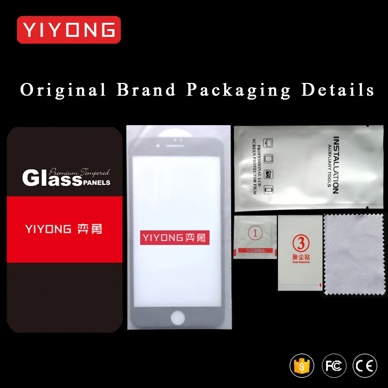 

YIYONG 9D Glue Full Cover Glass For Xiaomi Mi 6 Mi6X Tempered Glass Xiomi Mi 6 Pro Screen Protector For Xiaomi Mi6 Mi 6X Glass