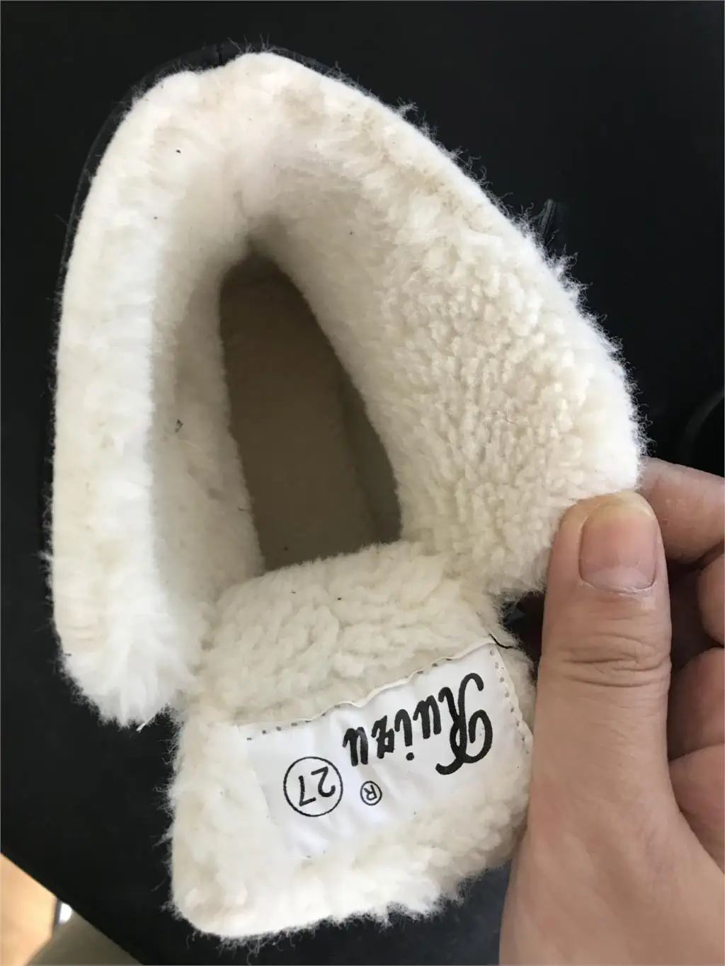 Брендовые зимние ботинки для маленьких мальчиков с натуральным козьим мехом