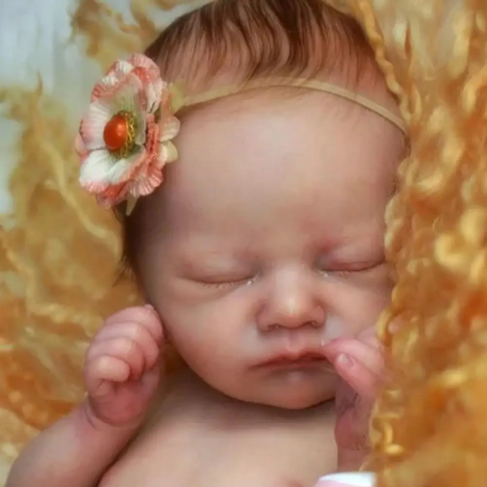 

18inch Reborn Sleeping Baby Kit Charlotte Bent With Unfinished Body Legs Parts With O4q3