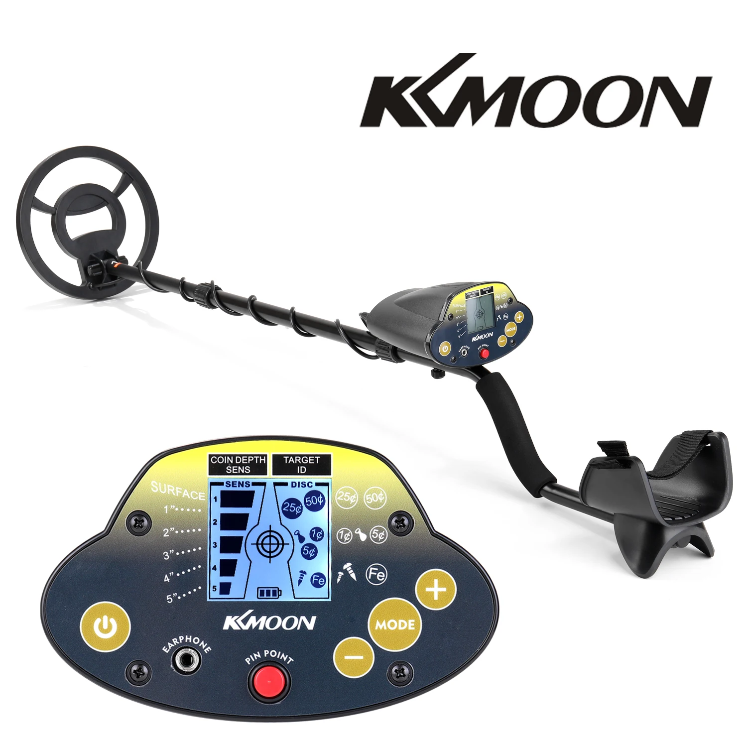 KKmoon MD 5030KK портативный подземный металлоискатель Профессиональный