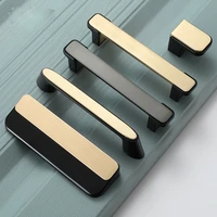 modern cabinet handles and knobs for furniture detachable zinc alloy gray gold furniture door handles drawer pulls hardware