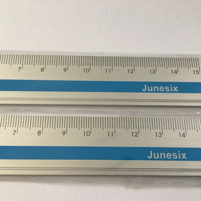 Металлическая Алюминиевая линейка высокого качества 15 см прямая Линейка