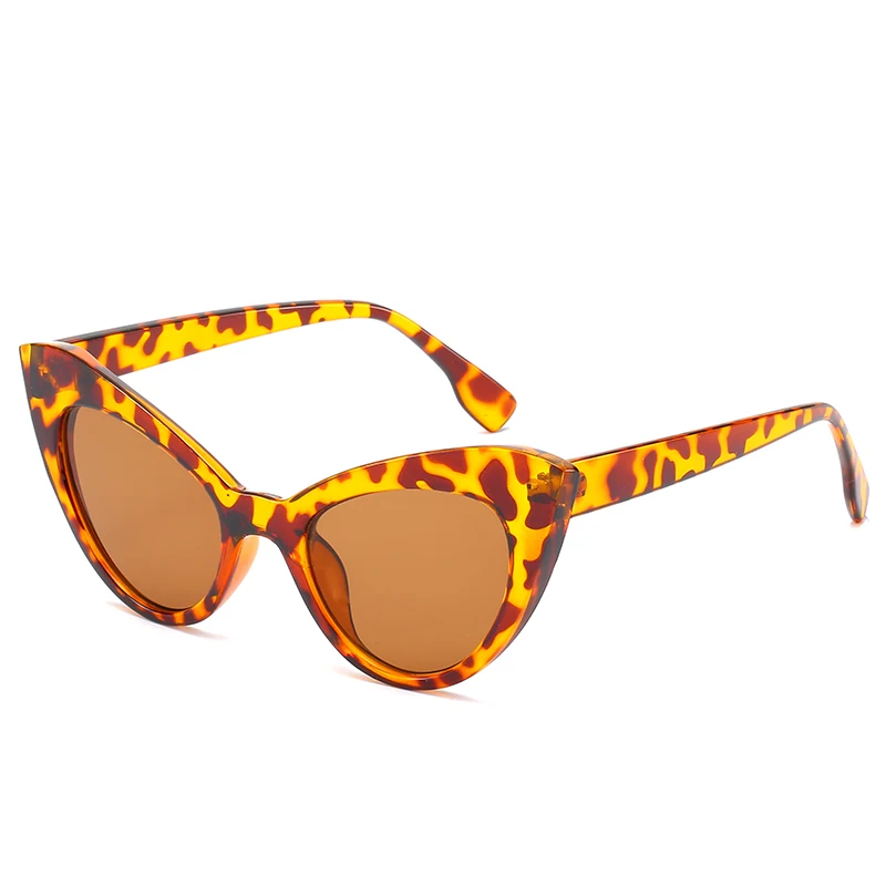 MCLEXN новый бренд кошачий глаз солнцезащитные очки для женщин двойной женские