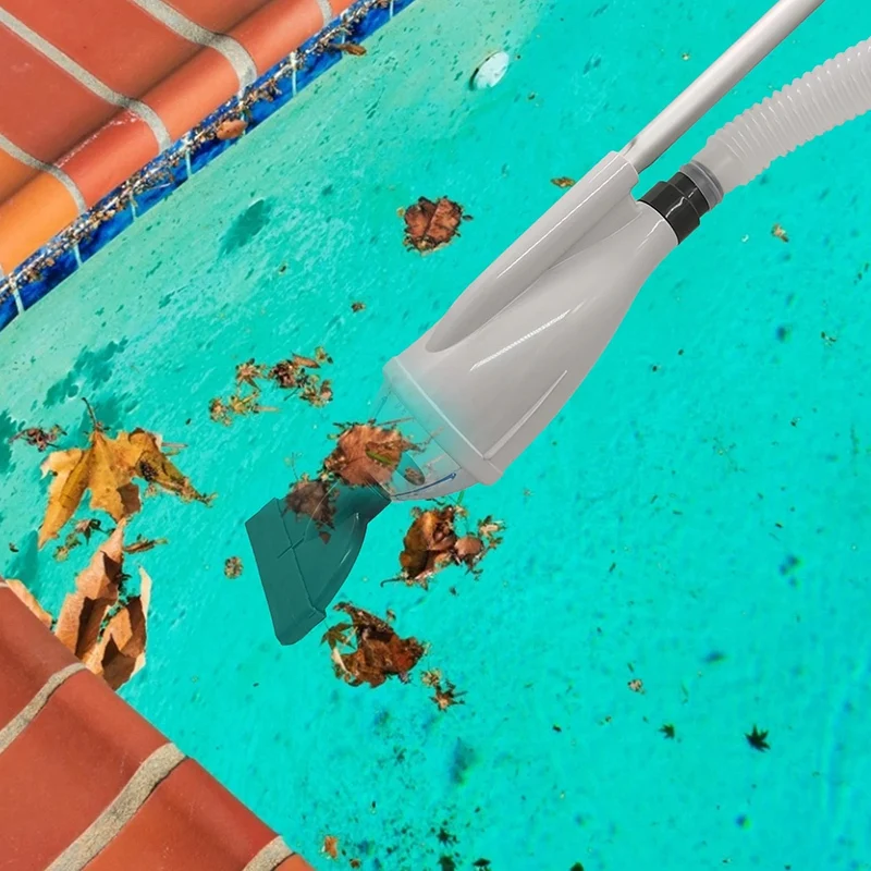 

Swimming Pool Hand Held Vacuum Pool Cleaner Portable Jet Cleaner for Home Pools with 5 M Hose 4 Splicing Rod