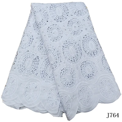 Вуаль Coton Suiss Африканская Хлопковая кружевная ткань швейцарская вуаль нигерийское французское кружево жженая оранжевая ткань в швейцарском стиле для платья A764 - Цвет: White lace