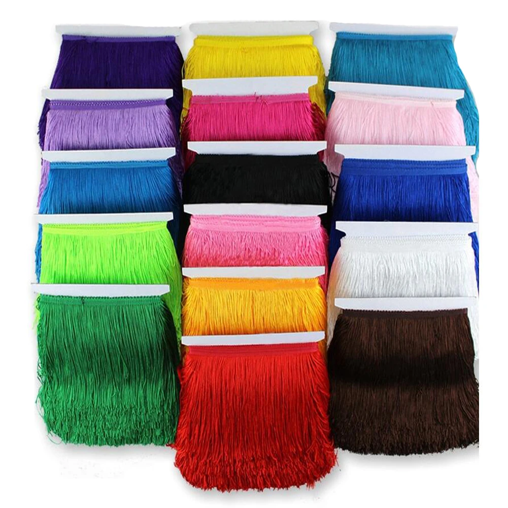 10 метров полиэстер кружевная бахрома с кисточками отделка декоративные 30 см