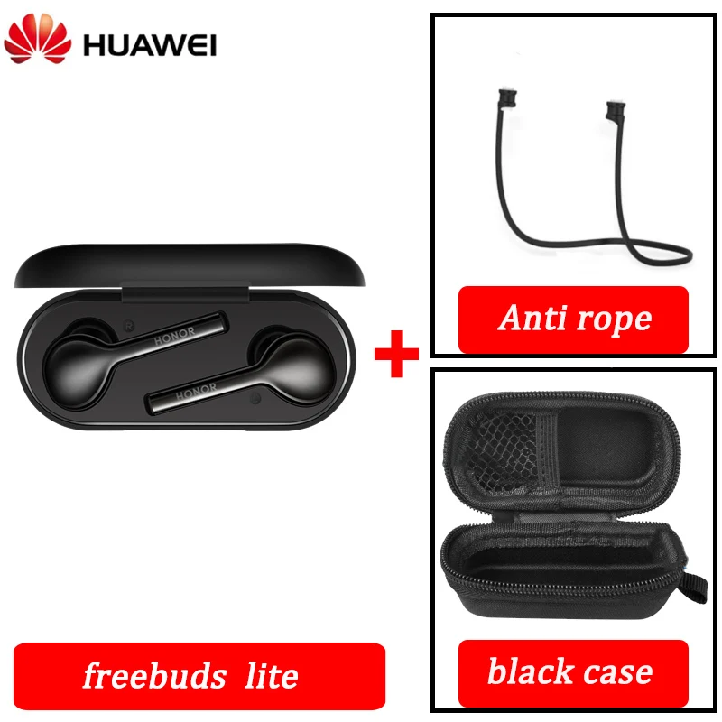 freebuds lite case Flypods lite Honor Flypods Lite беспроводные наушники Bluetooth 4,2 водонепроницаемые IP54 управление нажатием - Цвет: freebuds lite case