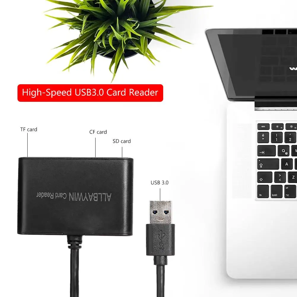 Карта памяти 3 в 1 TF-карта и CF-карта USB3.0 портативный высокопроизводительный чипсет