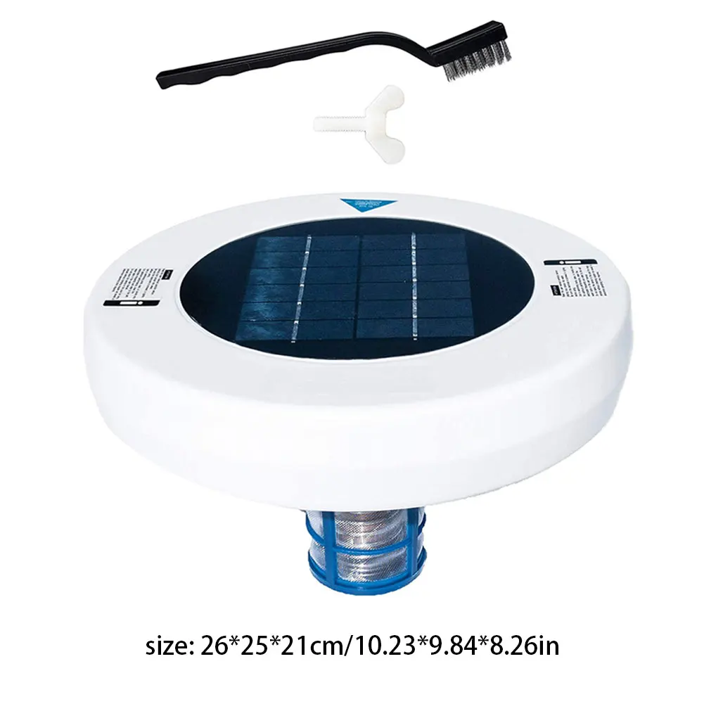 

Solar Pool Ionizer Copper Silver Ion Swimming Pool Purifier Algae Resistance Lower Chlorine Outdoor Swim Water Purifier