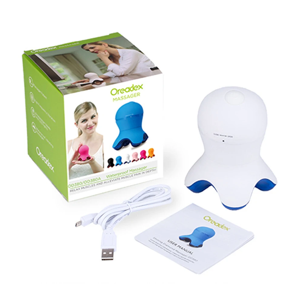 

Mini Octopus USB Body Neck Waist Back Shoulder Massage Handled Massager Portable Electric Vibrating Slimming Shaping Massager