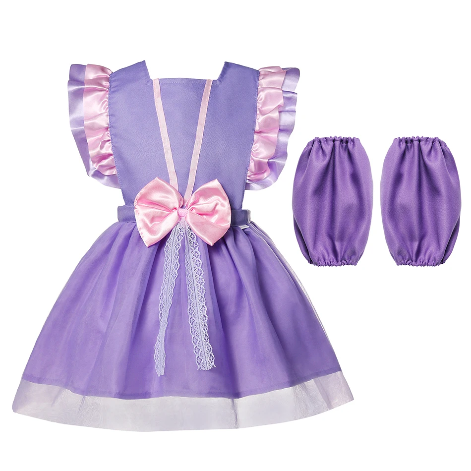 Детский фартук для девочек платье Белоснежки одежда Софии Елены аурор Эльзы и