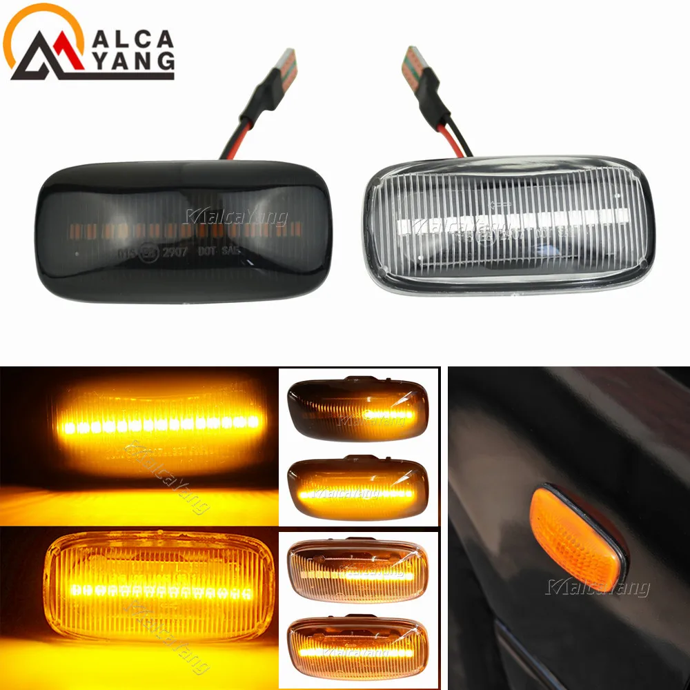 

LED Dynamic Turn Signal Light Side Fender Marker Sequential Indicator For Nissan Maxima Almera Pulsar N15 Cefiro A32 1995-2000