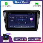 Автомобильное радио, мультимедийный видеоплеер, GPS-навигатор, разъем 2 Din, Android 10 для Skoda Rapid Spaceback 2014-2017
