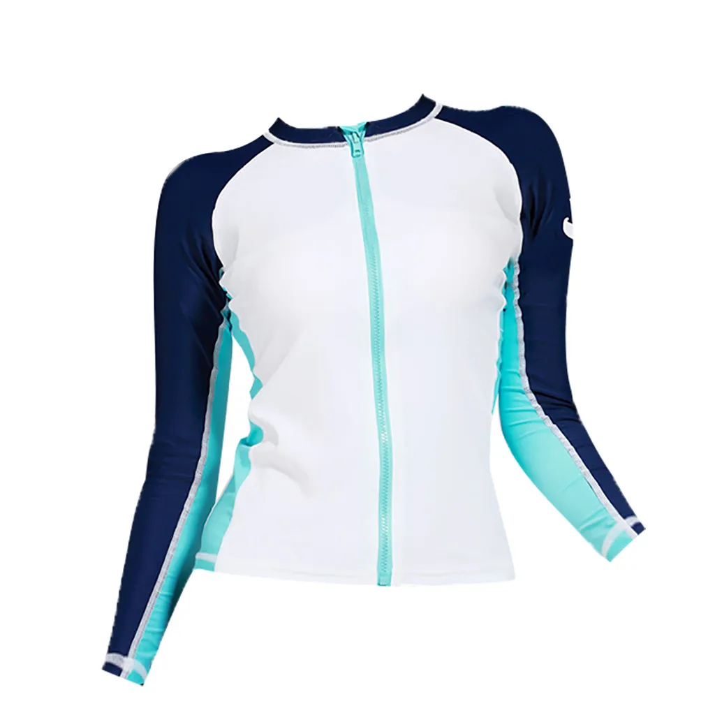Women's Neoprene Scuba Diving Wetsuits Tops Water Sports Wetsuit Jacket Zipoer Surfing White Suit 0F# | Спорт и развлечения