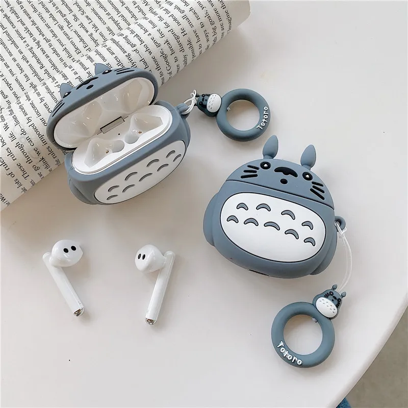 Чехол для наушников Huawei FreeBuds 3 мягкий силиконовый чехол из мультфильма Шиншилла