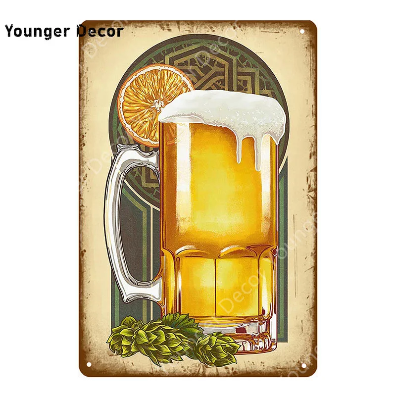 Холодные напитки металлические жестяные вывески пивная доска винтажный Tiki бар
