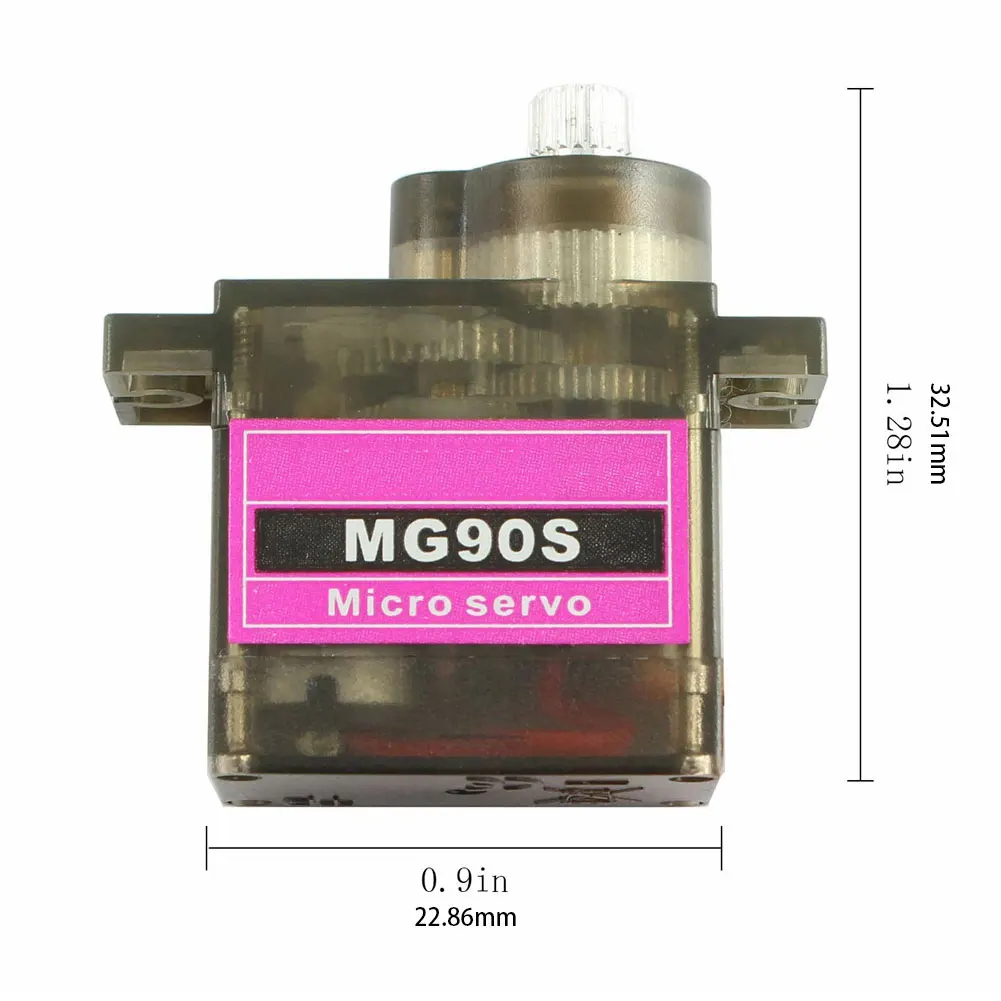 сервопривод mg90s 9g с металлическ
