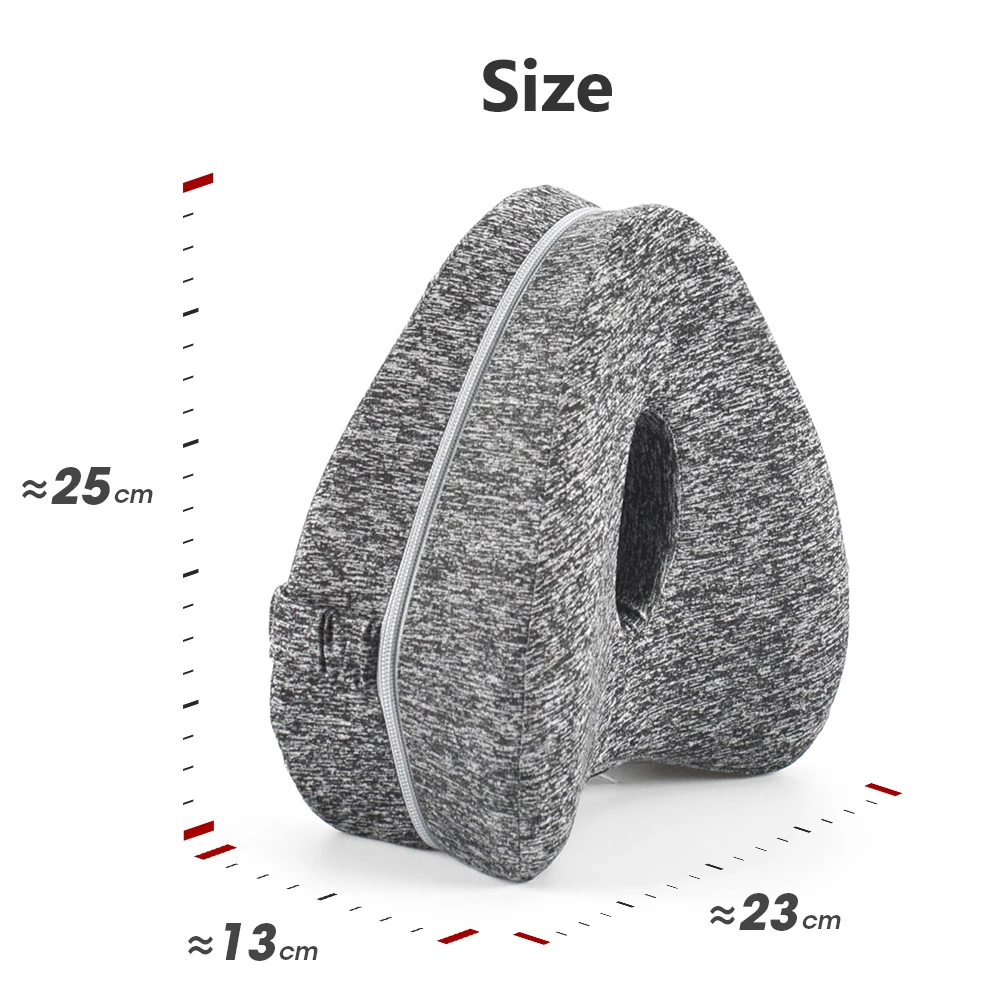 

Sleeping Memory Foam Orthopedic Pillow Knee Leg Positioner Pillows Pregnancy Body Knee Side Lying Support Cushion Legs Hip Pain
