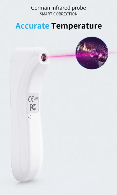 

Forehead Temperature Meter Baby Infrared Electronic Thermometer Without Battery LCD Digital Non-contact IR Infrared Thermometer