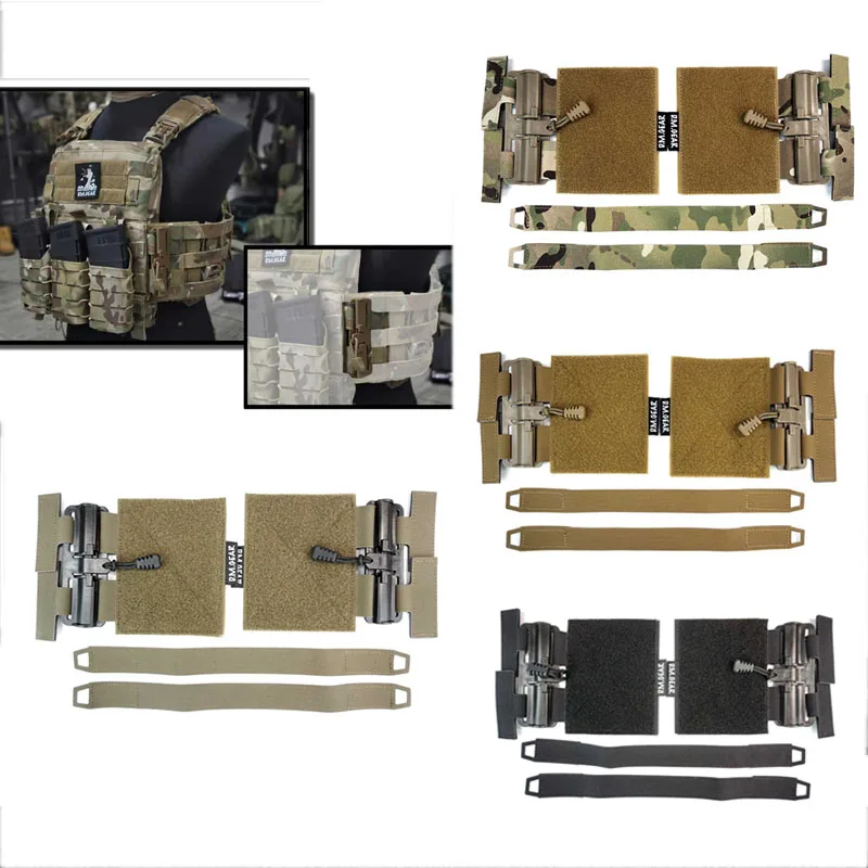 New Tactical Vest Universal MOLLE Quick Release Buckle Set Cummerbund Adapter for JPC CPC AVS 6094 420 Vest