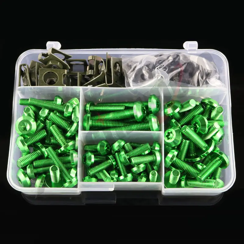 С алюминиевым анодированием болт кузова комплект винтов аксессуары для BMW S1000R