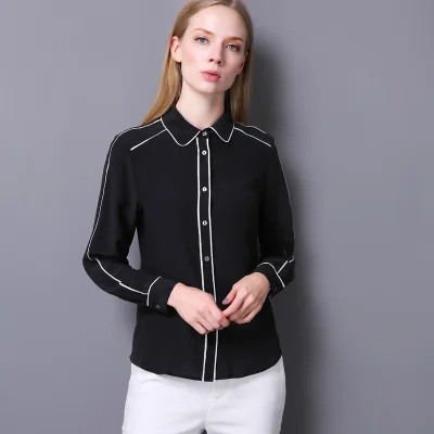 

Top Shipping New Free High-end Cardigan Silk Shirt high quality
