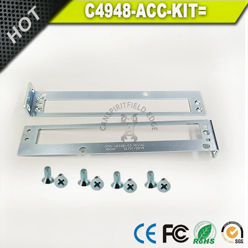 1 пара C4948-ACC-KIT = комплект крепления на стойку кронштейны совместимые с серией Cisco