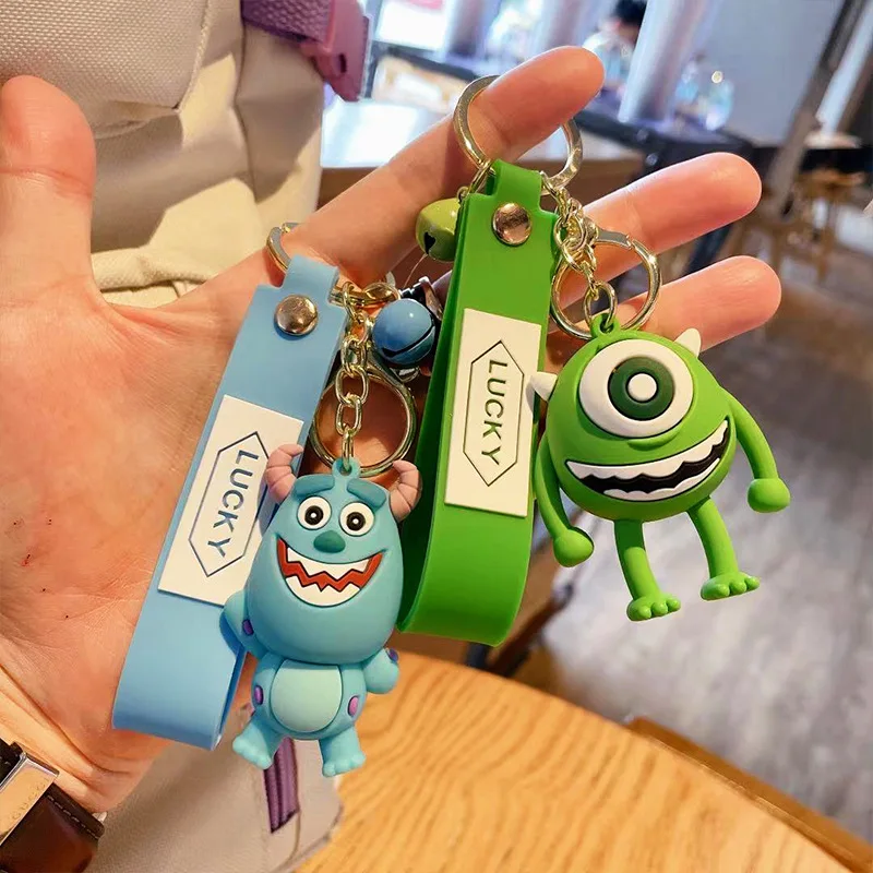 Брелок Disney Monsters Inc University Mike Wazowski милый мультяшный Стич экшн-фигурка с большими