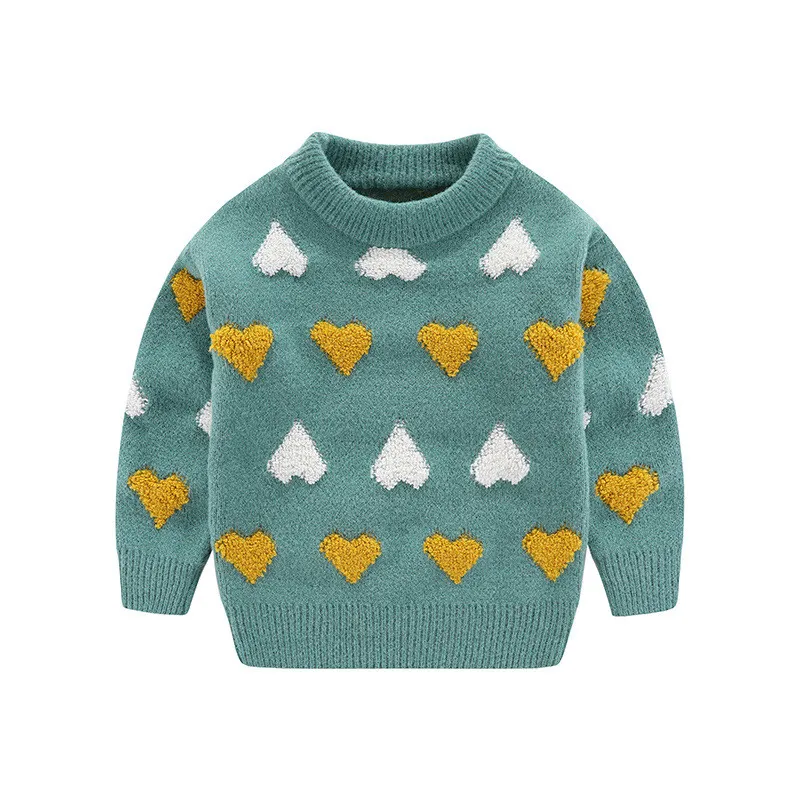 Модный свитер для маленьких девочек зимние кардиганы вязаный мальчиков 2019 г.