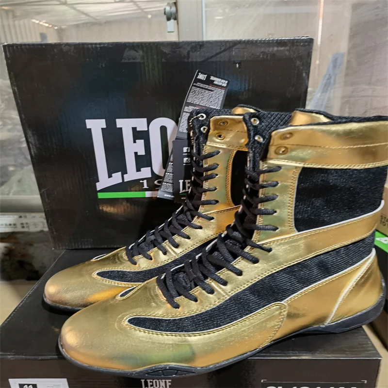 

Professional boxing shoes non-slip wear-resistant mid-top