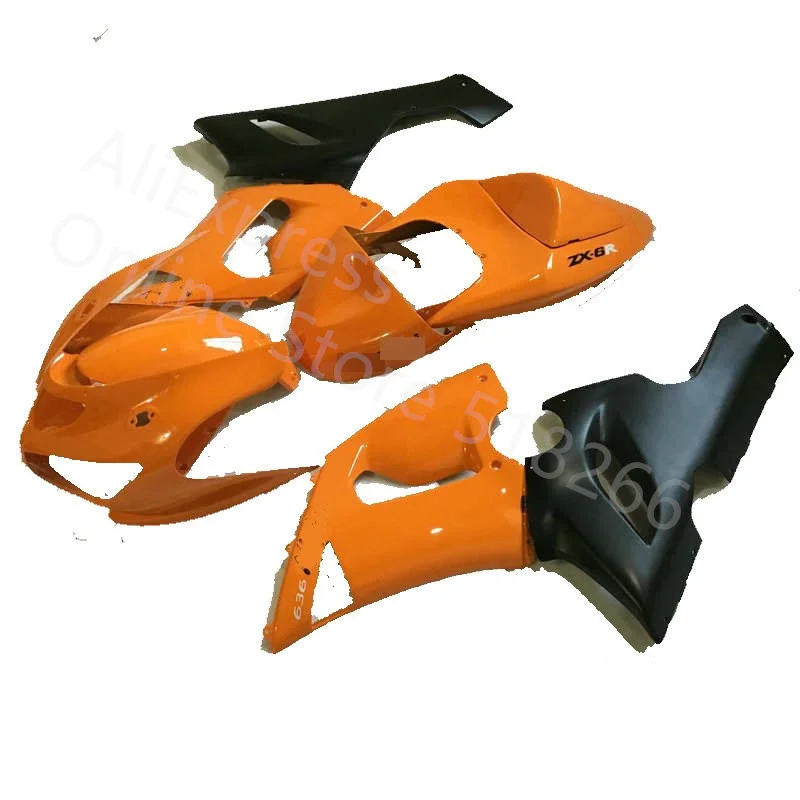 

Оранжевый черный обтекатель для KAWASAKI Ninja ZX6R 05-06 ZX6R 05 06 ZX6R 636 2005-2006 ZX 6R 05 06, высококачественный комплект корпуса