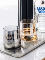 dazzling whisky glass transparent mugs milk tea coffee juice water cup home office drinkware lovers gifts 1pc