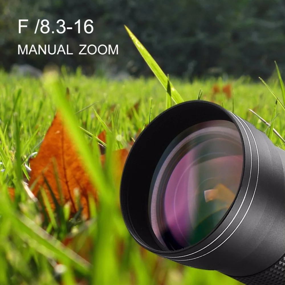 420-800mm f/8,3-16 телеобъектив для цифровых зеркальных фотокамер Nikon Т-образная оправа телескопического Камера D7200 D5300 D5200 D3300 D3200 D3000 D7100 D7000