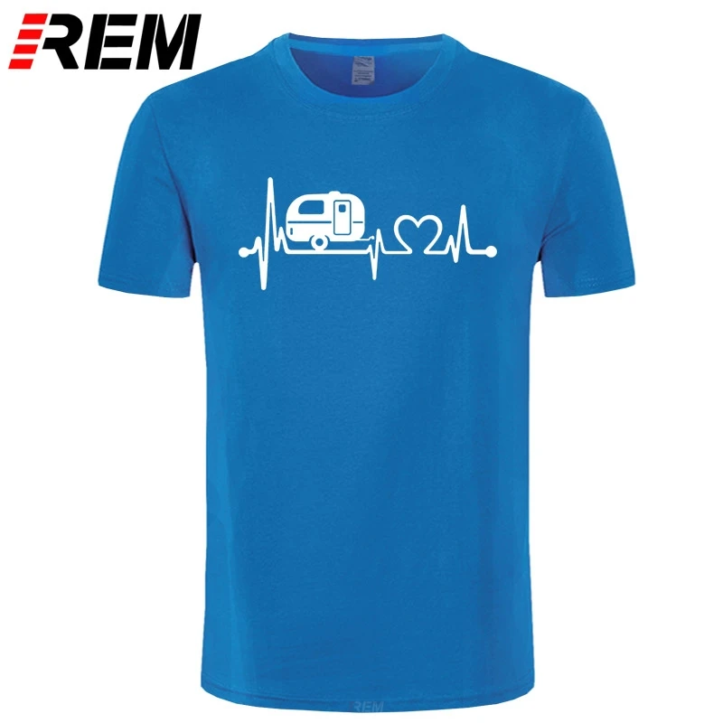 REM новые летние хлопковые мужские футболки короткий рукав на колесах для