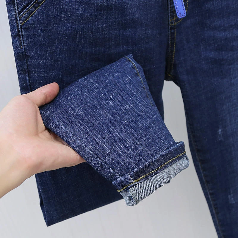 Женские джинсы в винтажном стиле джинсовые брюки-султанки с завышенной талией