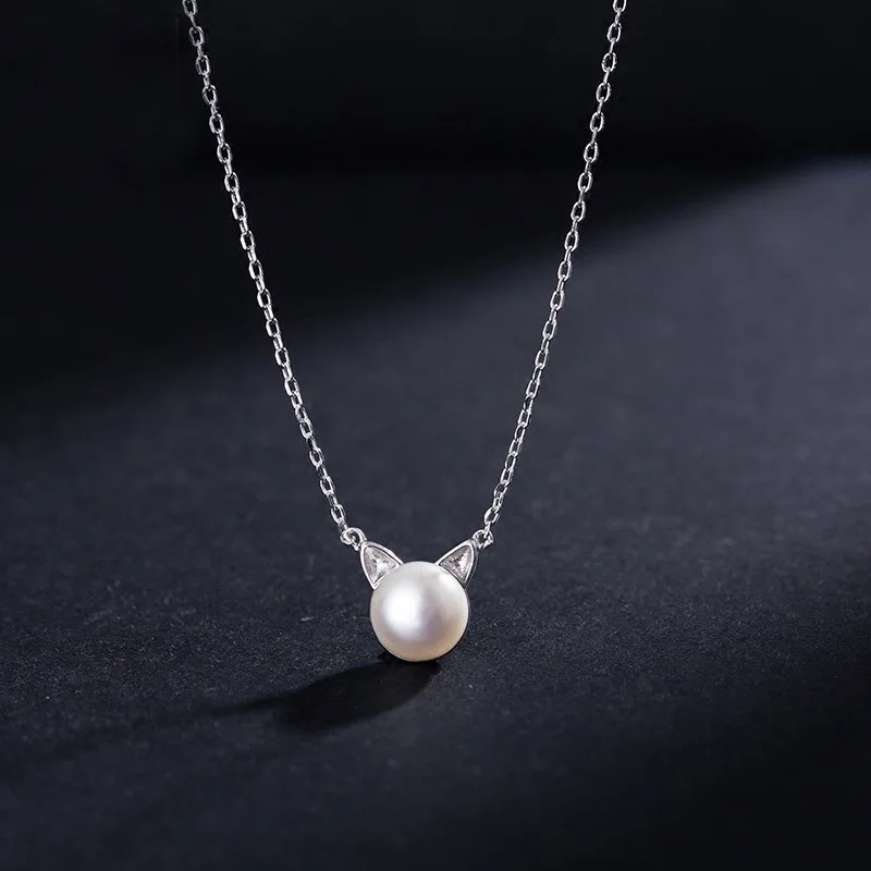 Ожерелья серебряного цвета подвески для кошек ожерелья с милыми животными