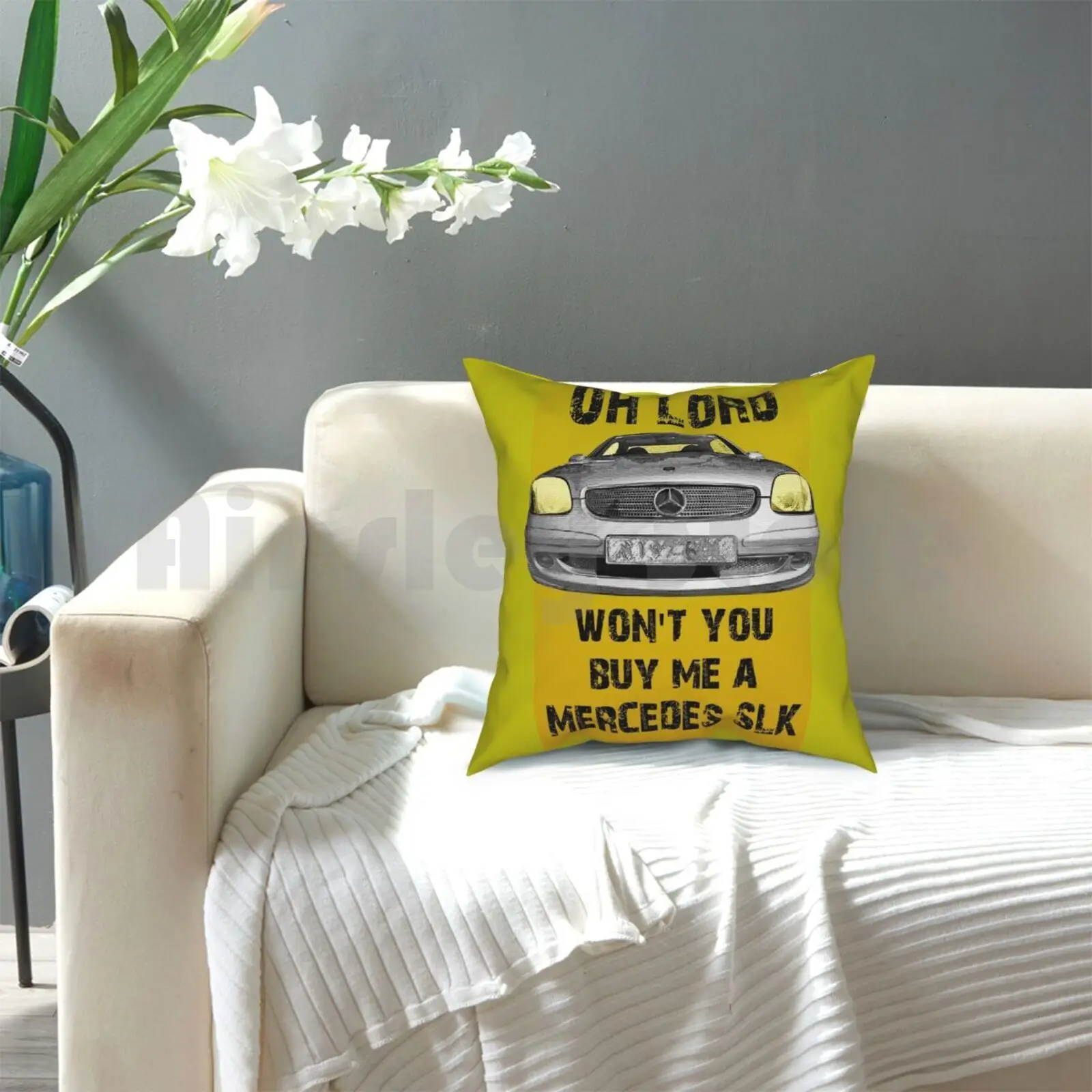 Подушка с текстом Oh Lord-Song чехол домашняя мягкая декоративная подушка принтом