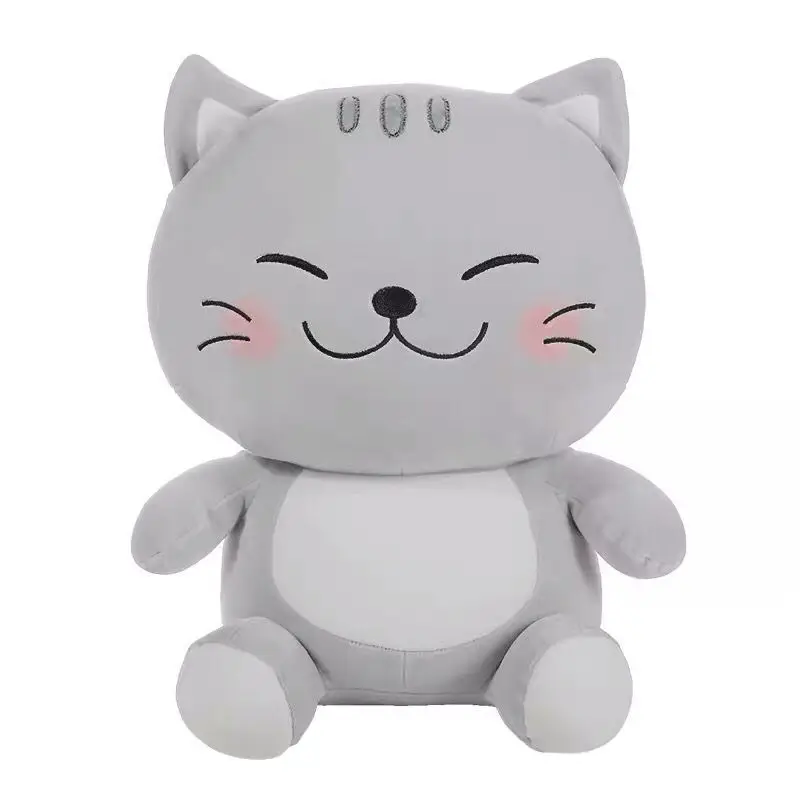 Новая милая плюшевая игрушка для сидячих кошек мягкая кукла подушка животных