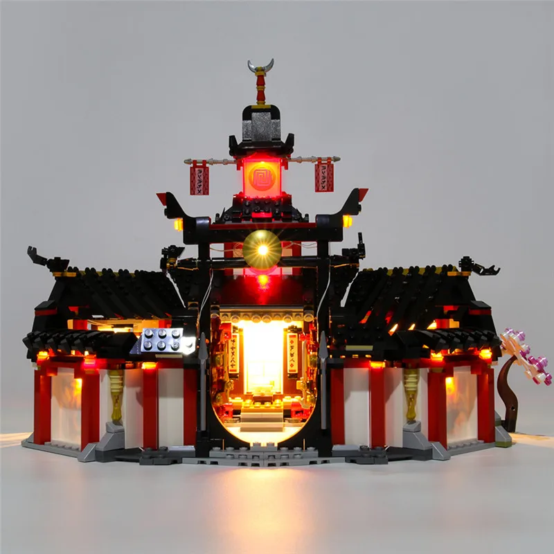 

Light Set For Rotation training hall Blocks Model Lamp Kit Compatible With LEGO Brand 70670 Toy (Only light included)