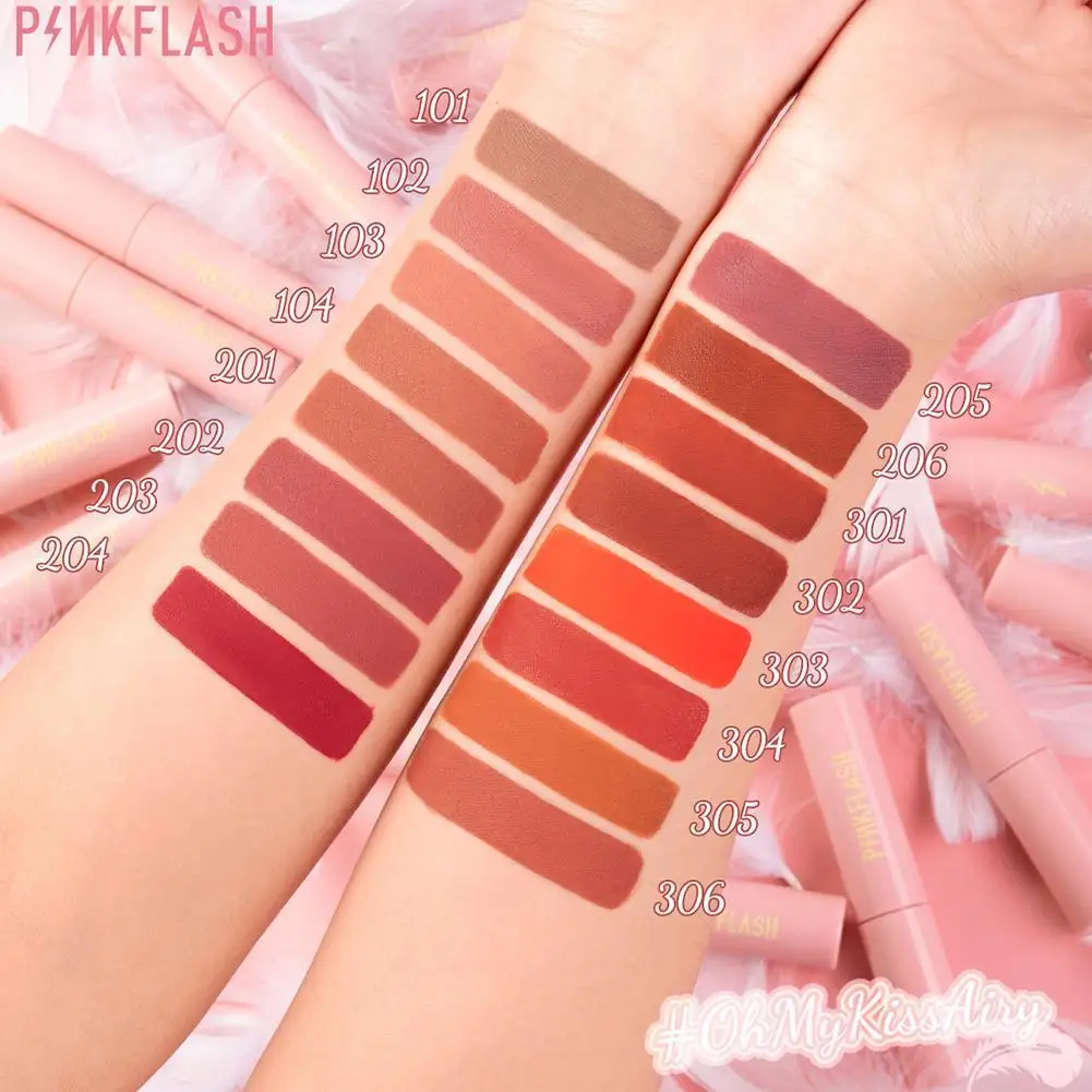 

PINKFLASH Lip Cheek Dual-use Lip Glaze Blush Matte Makeup Lip Gloss Velvet Liquid Cosmetics Lasting Lipstick Waterproof W7V5