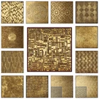 Минималистичная Золотая фольга, картина, скандинасветильник, роскошный постер, принты, абстрактный лабиринт, Геометрическая текстура, картина, ХУМ, Настенный декор