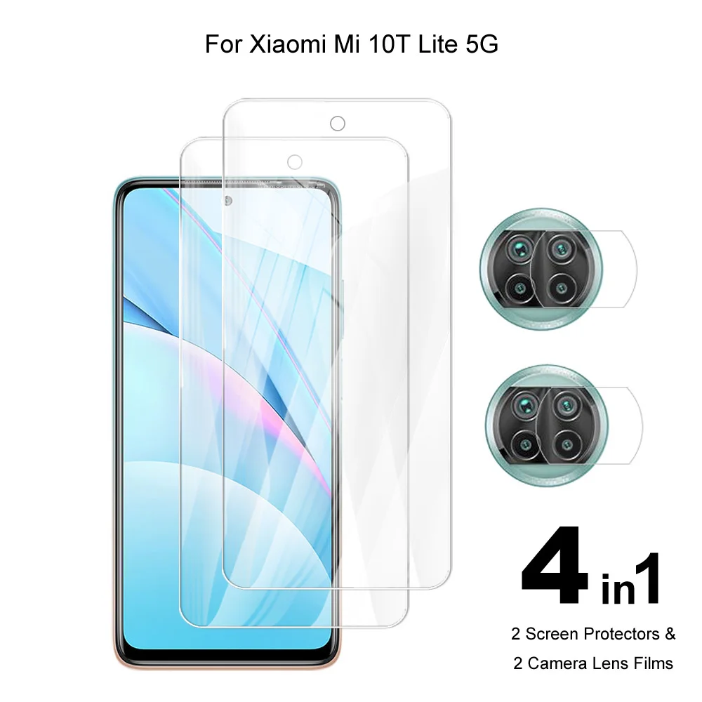 

For Xiaomi Mi 10T Lite 5G Camera Lens Film Screen Protector Tempered Glass Protective HD Clear Guard