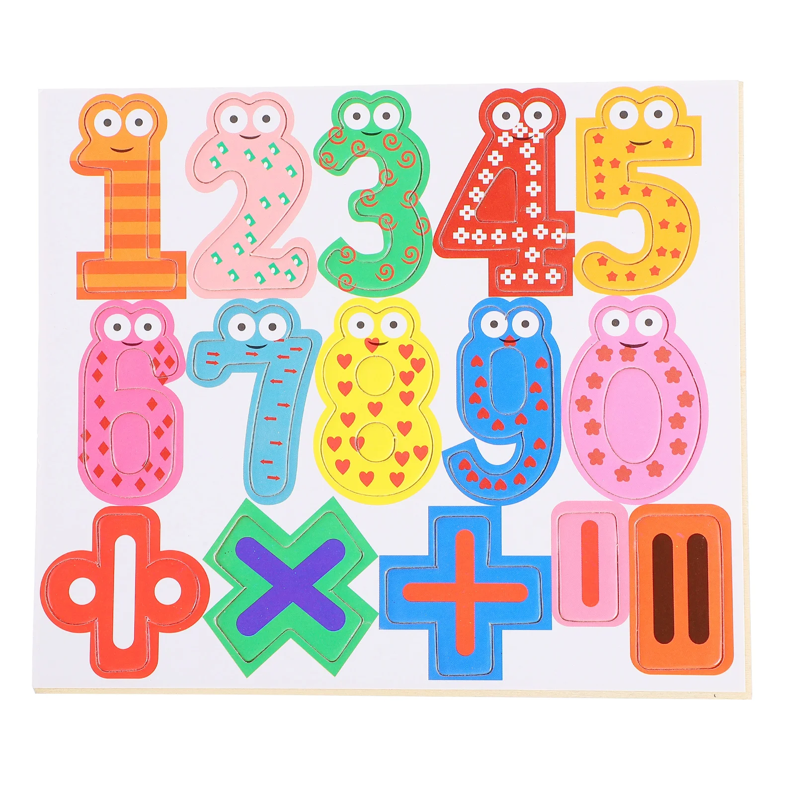 

2 Sets Number Magnets Decals Mathematics Rubber Magnets Fridge Magnets Decal