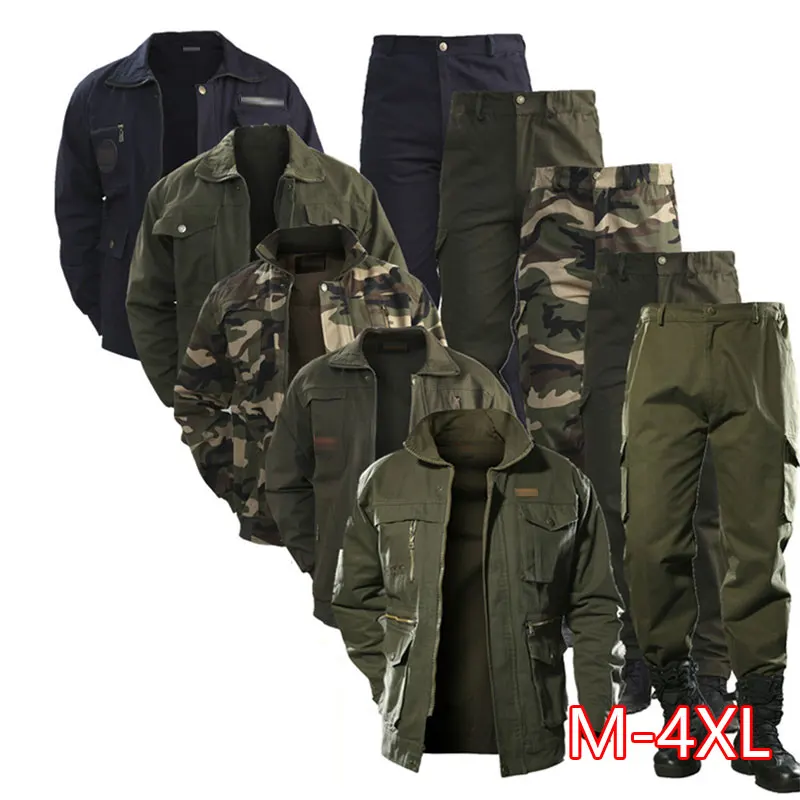 

Military Uniform Workwear Suit Male Wear Camouflage Clothing Men's Labor Site Tooling Us Tactical Military Uniform German