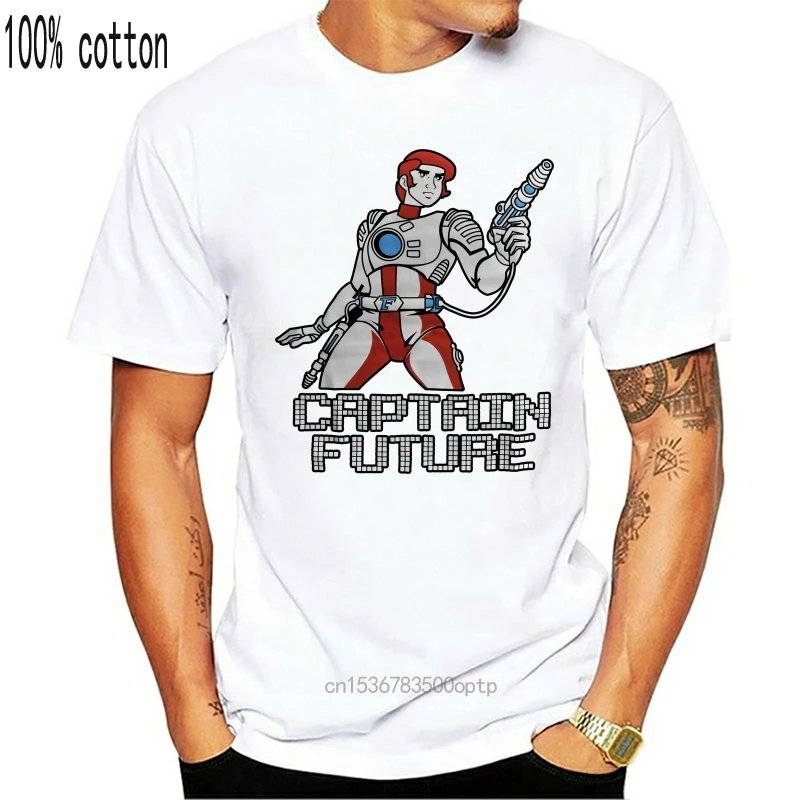 Новинка футболка Captain Future черного и белого цветов My 2 | Женская одежда