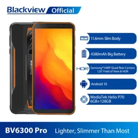 blackview bv6300 pro rugged phone helio p70 6gb128gb smartphone 4380mah android 10 0 mobile phone ip68 waterproof cellphone