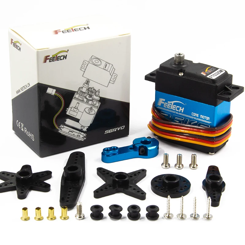

Feetech 25KG FT5325M 180 Degree Digital Servo With Metal Arm